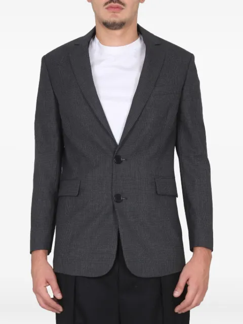 ASPESI two-tone single-breasted blazer Grey 0914V10440500