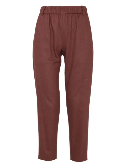 Alysi elastic-waistband pocket trousers Brown 152143A2225CHOCO