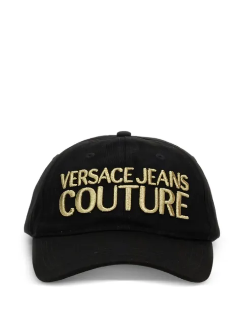 Versace Jeans Couture logo-embroidered baseball cap Black 78HAZK32ZG365