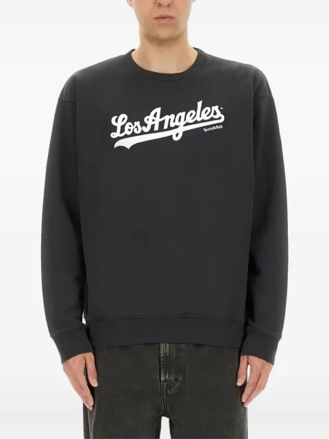 Sporty & Rich x The LA Dodgers printed logo sweatshirt Grey ST071627667BA02111