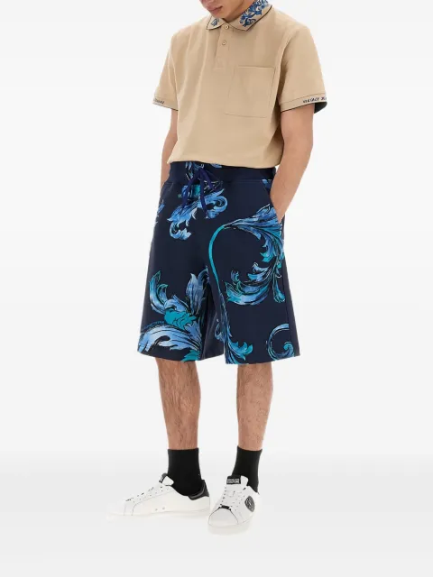 Versace Jeans Couture printed shorts Blue 78GAD3B0FS190283