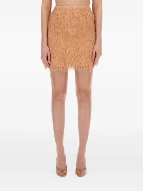 Alysi fringed mini skirt Neutrals 153027A3259BAL