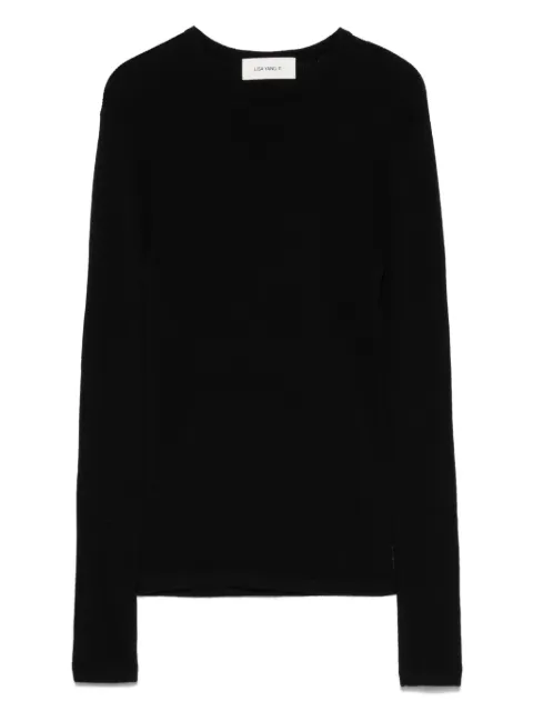 Lisa Yang crew-neck sweater Black 2025146