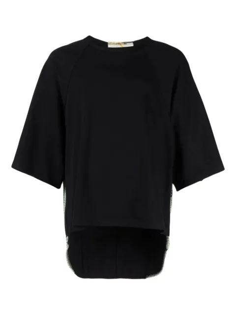 By Walid raglan-sleeve T-shirt Black 220252N