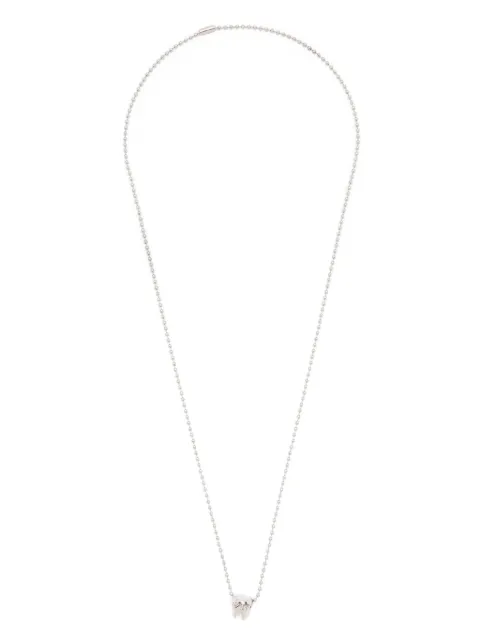 IN GOLD WE TRUST PARIS Sacred Tooth necklace Silver VALCOL07PAL