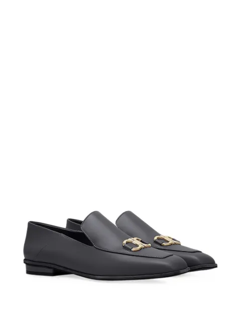 Ferragamo Gancini loafers Grey 741263