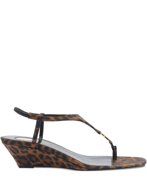 Saint Laurent Cassandra sandals Brown 825279AAC9R