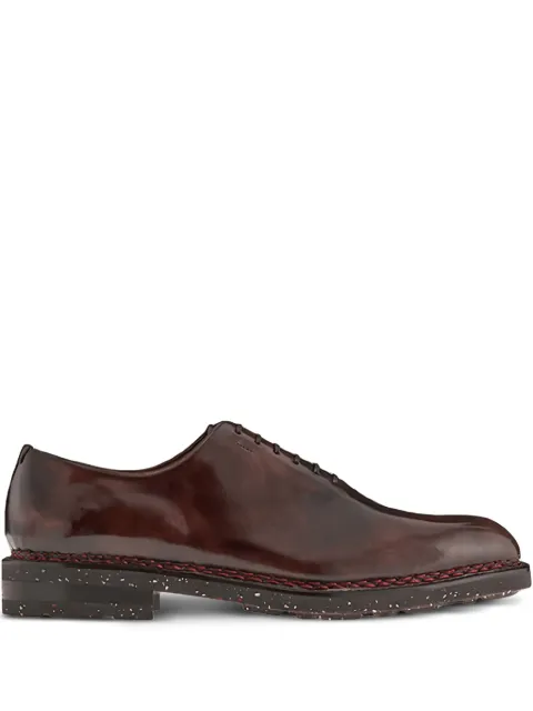 Ferragamo leather Oxford shoes Brown 751254