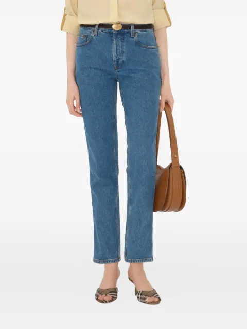 Burberry mid-rise straight jeans Blue 8110739