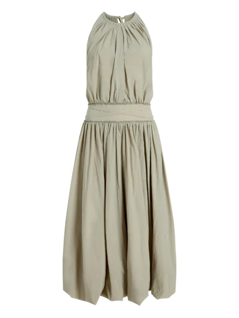 Proenza Schouler White Label gathered halterneck midi dress Green WL2533551SC122S