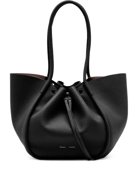 Proenza Schouler large Ruched tote bag Black HB253105C329S