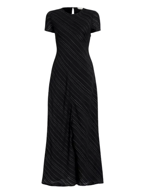 Proenza Schouler White Label striped maxi dress Black WL2533459BY337