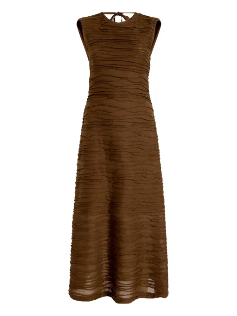Proenza Schouler White Label Laura midi dress Brown WL2533556JC181