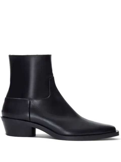 Proenza Schouler pointed-toe calf-leather boots Black SH253074C003FC