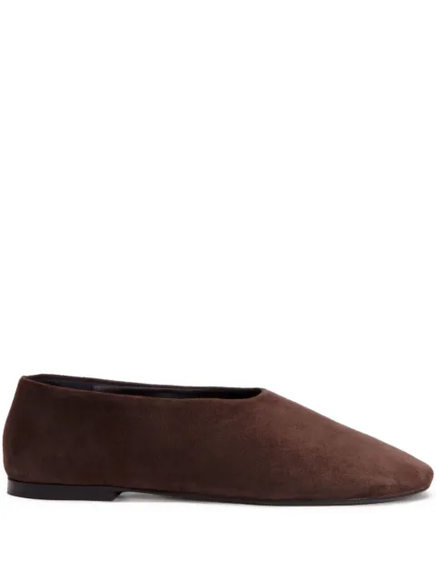 Proenza Schouler Glove suede-leather flats Brown SH253063G004FR