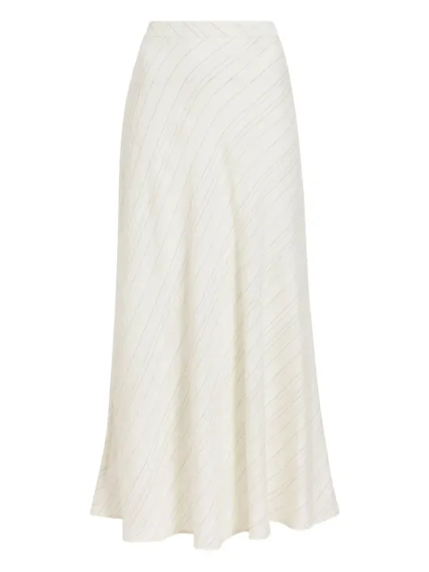 Proenza Schouler White Label striped woven maxi skirt White WL2535207BY337