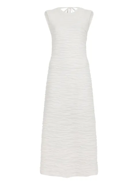 Proenza Schouler White Label Laura textured sleeveless midi dress White WL2533556JC181