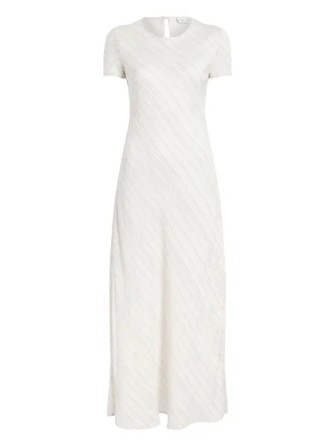 Proenza Schouler White Label Joss stripe woven maxi dress White WL2533459BY337