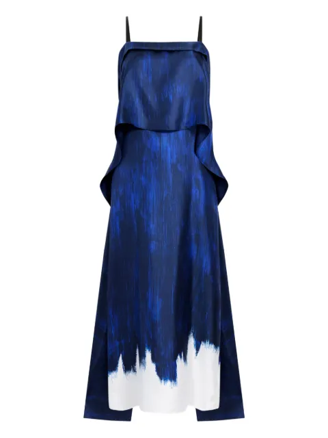 Proenza Schouler Wilma midi dress Blue R2533011BSP178