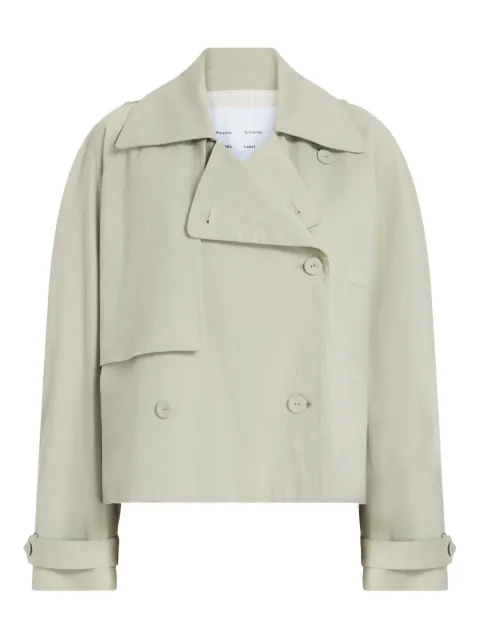 Proenza Schouler White Label double-breasted jacket Green WL2531131AC158