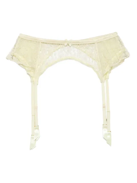 Kiki de Montparnasse Vinca garter belt Yellow VINCAGARTERBELT