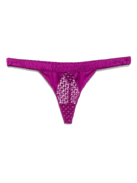 Kiki de Montparnasse pointillee g-string Purple POINTILLEEGSTRING