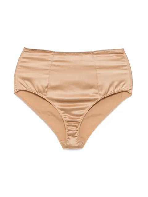 Kiki de Montparnasse Tous Les Jours panty Brown TOUSLESJOURSHIGHWAISTPANTY