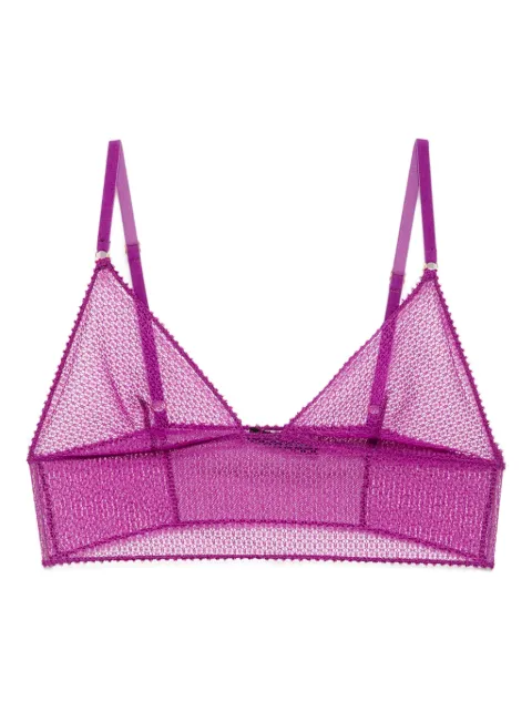 Kiki de Montparnasse crochet longline bra Purple CROCHETLONGLINEBRA