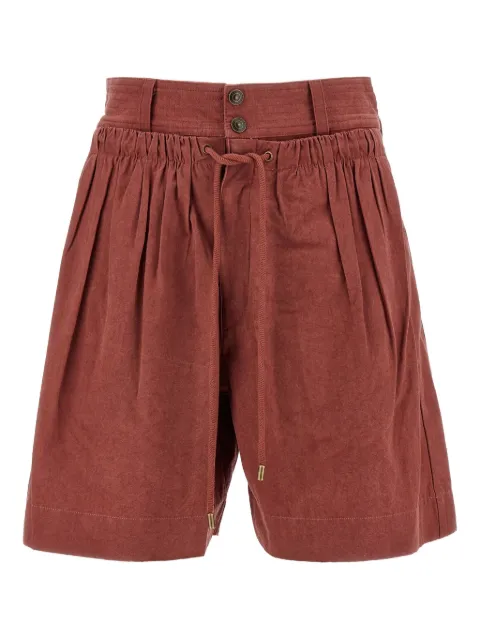 ISABEL MARANT Ingrid drawstring high-waist shorts Pink SH0223FAC2G03I