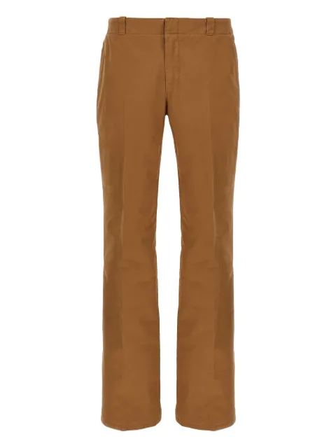 Alexander McQueen cotton chino trousers Brown 821194QTADF9840