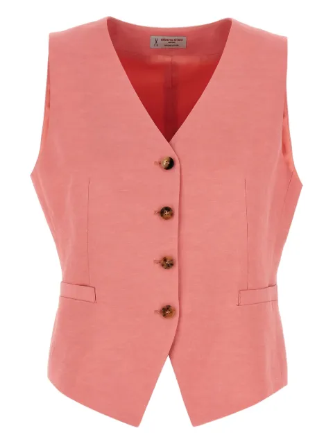Alberto Biani buttoned vest Pink GG817VI009149