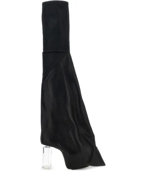 Rick Owens Taco Kiss over-the-knee boots Black RO01E7843LSLCN