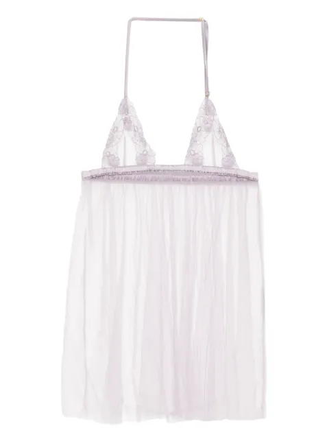 Kiki de Montparnasse lace slip Purple VIOLETBABYDOLL