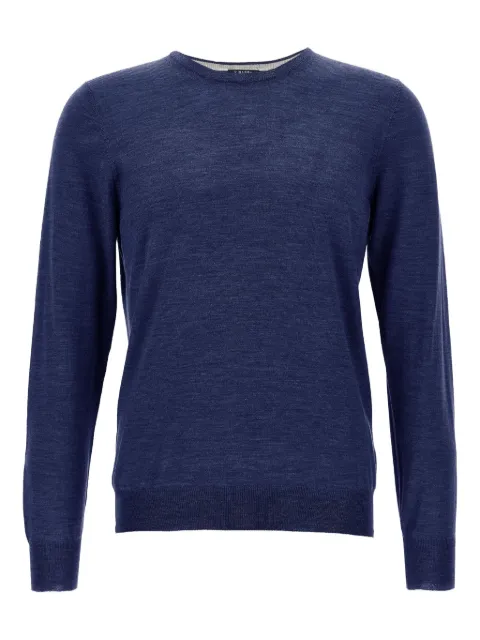 Barba long-sleeved crew-neck sweater Blue 13190575670594