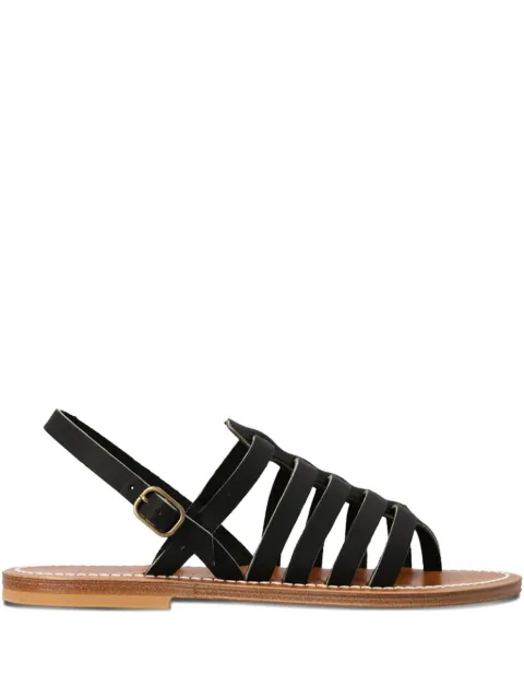 K. Jacques Homere leather ankle-strap sandals Black HOMERE