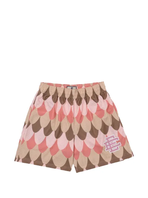 ERIC EMANUEL EE Basic graphic-print track shorts Pink 989114