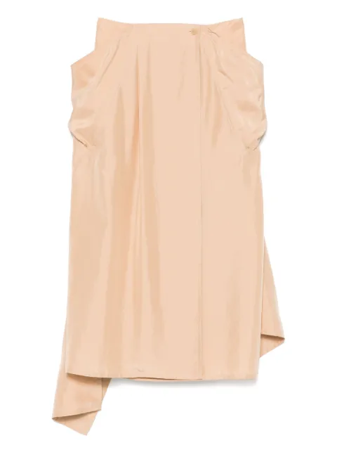 Carven silk straight skirt Neutrals 6251K21442