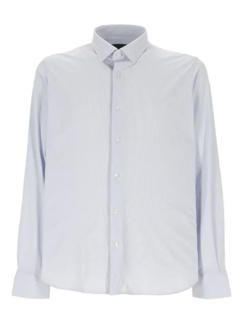 RRD Oxford jacquard shirt Blue 25254V05
