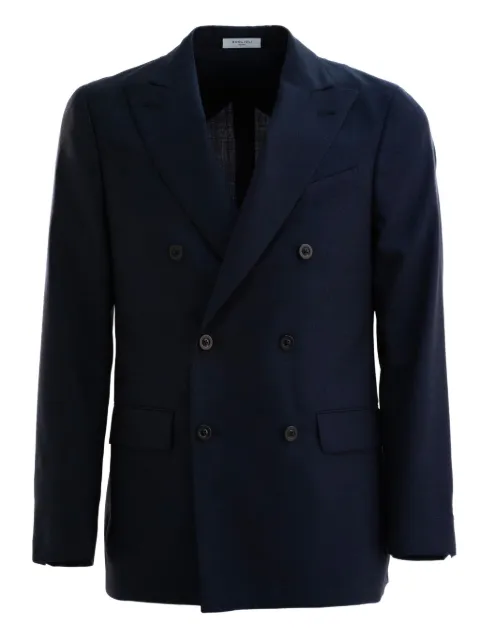 Boglioli double-breasted pocket-detail blazer Blue J4202BSB4120