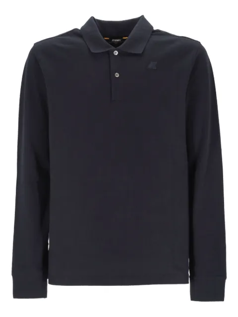 K-Way logo-embroidered polo shirt Blue K1125GW