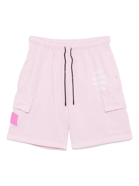Anti Social Social Club Mind Games shorts Pink ASSCSS25BM082