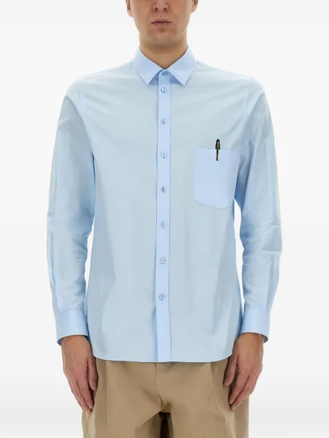 Moschino pen-print shirt Blue 023902351293