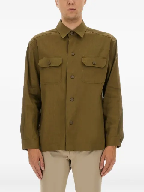 BOSS double-pocket shirt Green 5053992210271049302