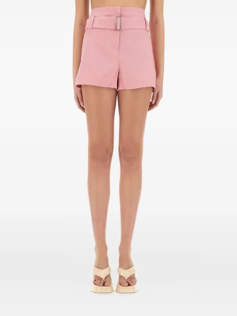 MSGM belted shorts Pink 3841MDB03X257106