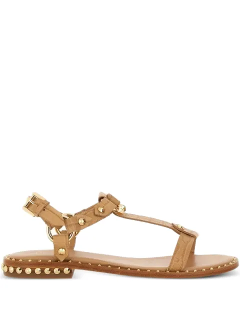 Ash Patsy Bis studded leather sandals Brown PATSYBIS02COCCOSAND