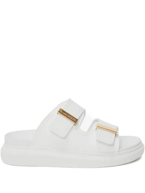 Alexander McQueen double-strap sandals White 658063W4Z52
