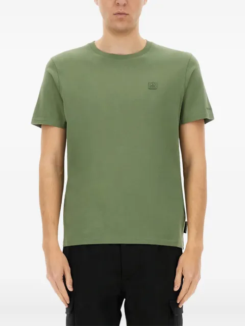 Moose Knuckles embroidered-logo cotton t-shirt Green M15MT7591575