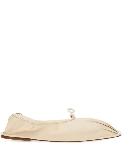 Hereu Puntera gathered ballet flats Neutrals PUNSSWFS250031