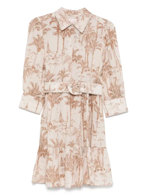 MC2 Saint Barth linen mini dress Neutrals DAIS002