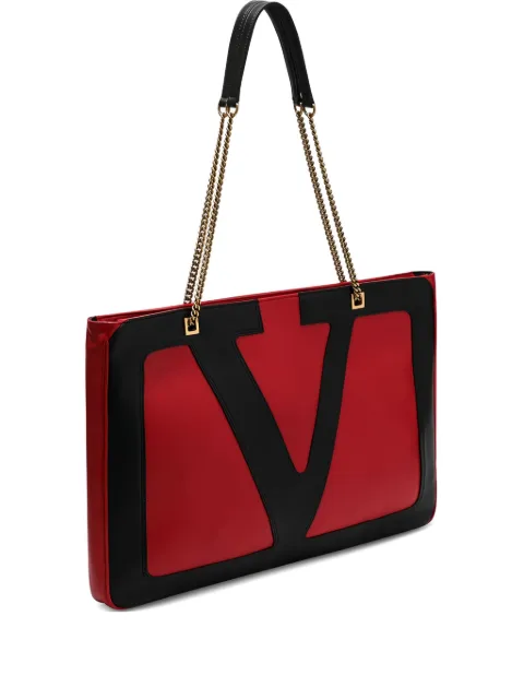 Valentino Garavani medium Viva Superstar nappa-leather tote bag Red WB0R12PTJ